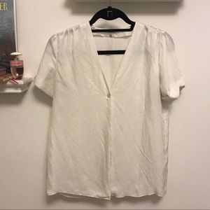White Aritzia blouse